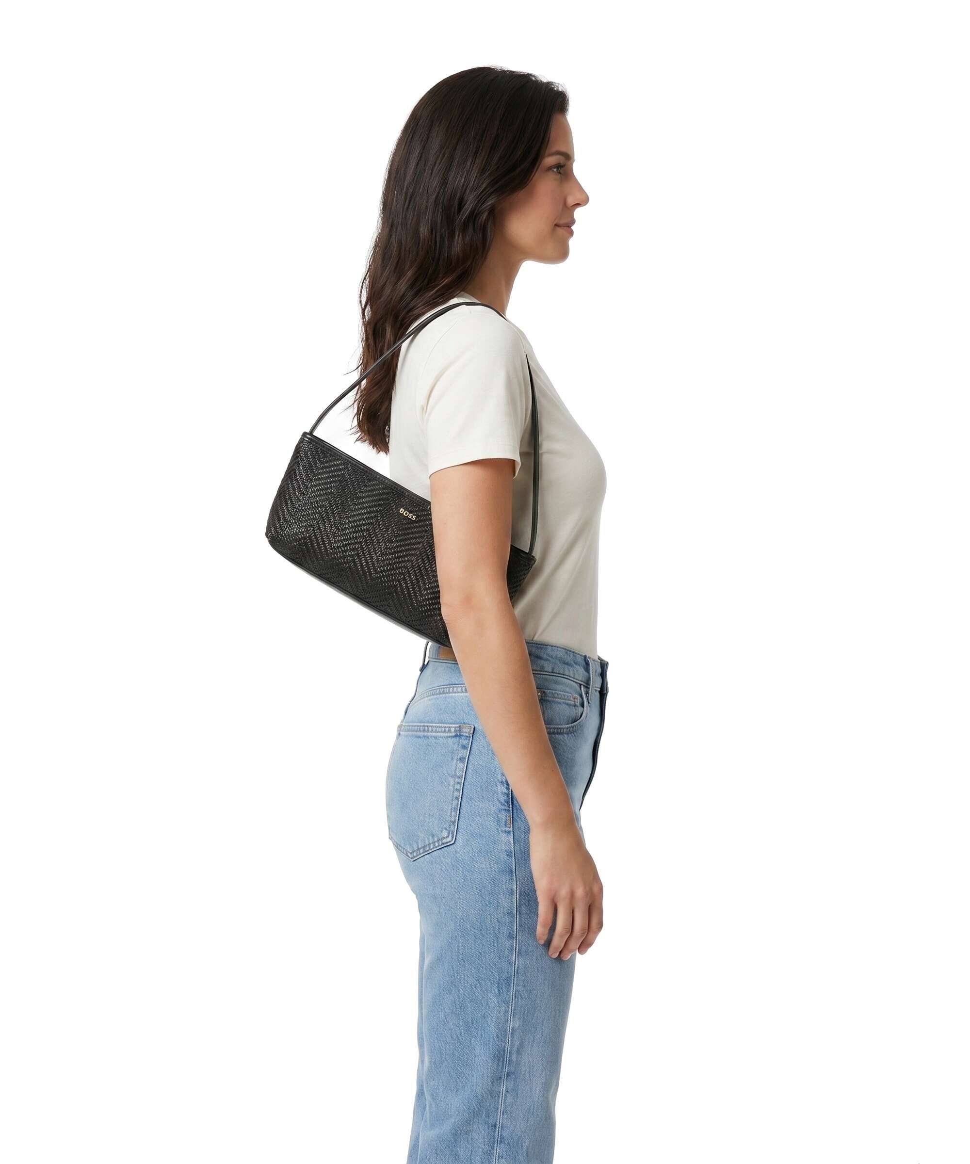 BOSS Sandy Shoulder bag dark brown