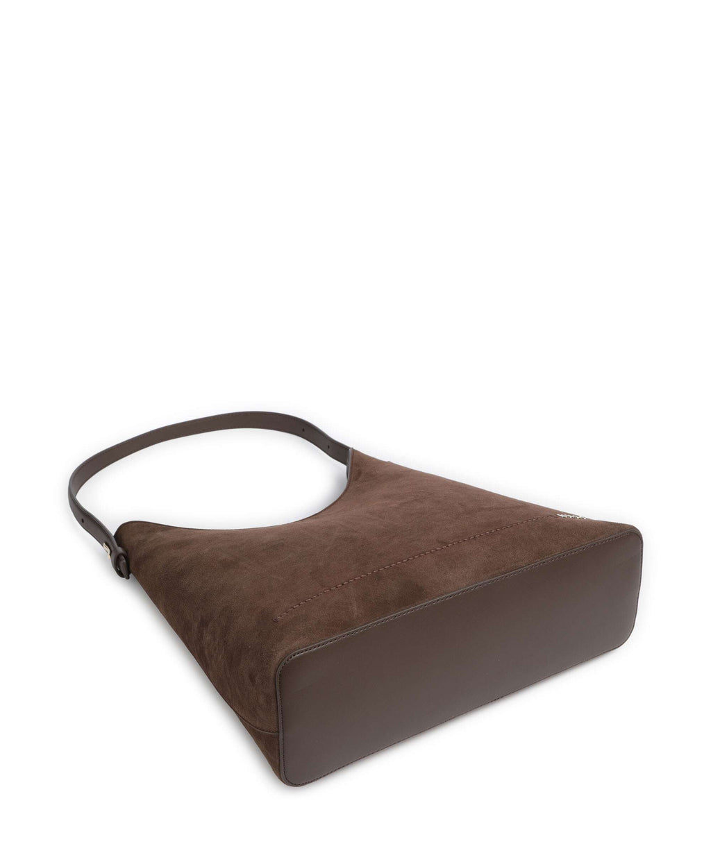 Hugo Yorih Hobo bag dark brown
