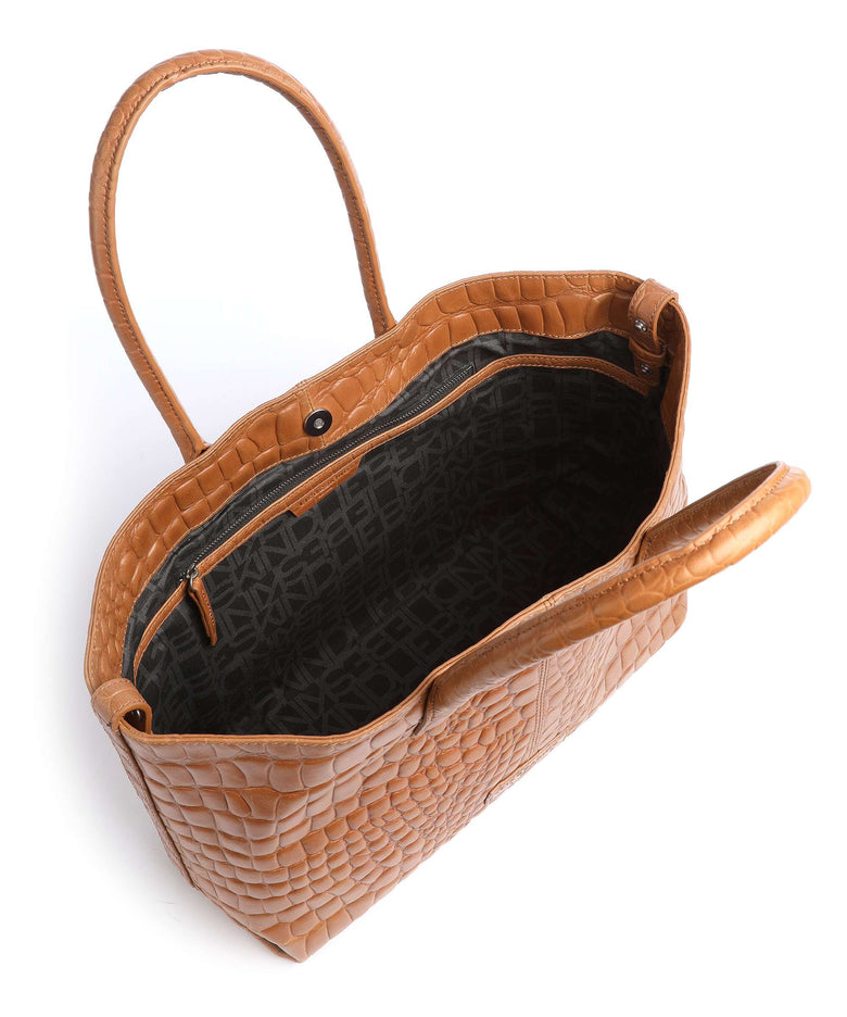 Liebeskind Chelsea Croco M Tote bag golden amber