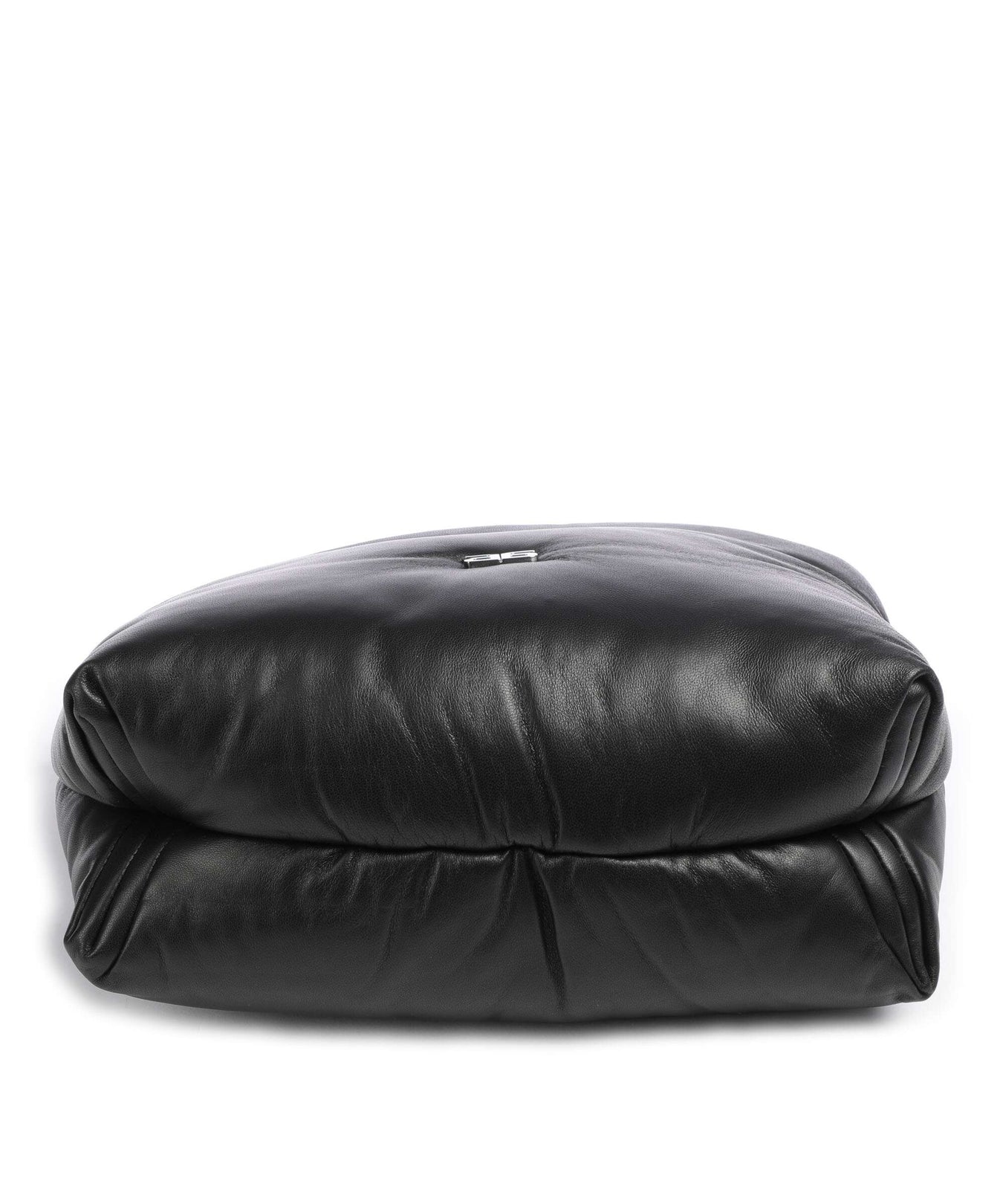 Abro Piuma_Lucido Puffer Hobo bag black/nickel