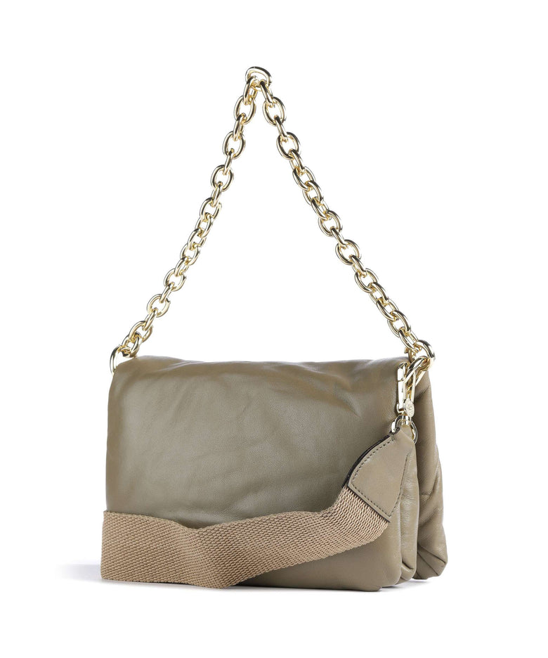 Abro Piuma Lucido Puffer Shoulder bag siena