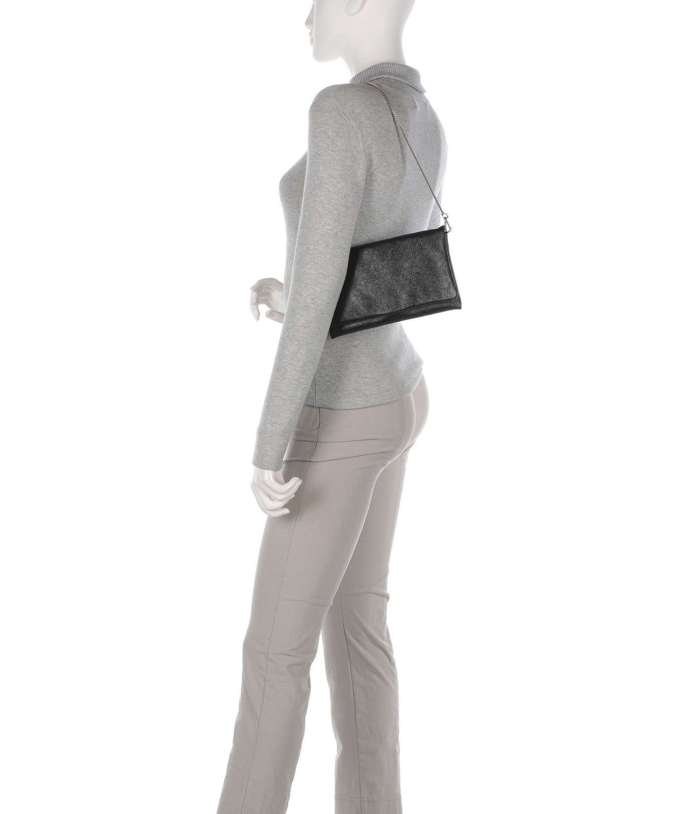 Abro Mimosa Clutch bag black/nickel