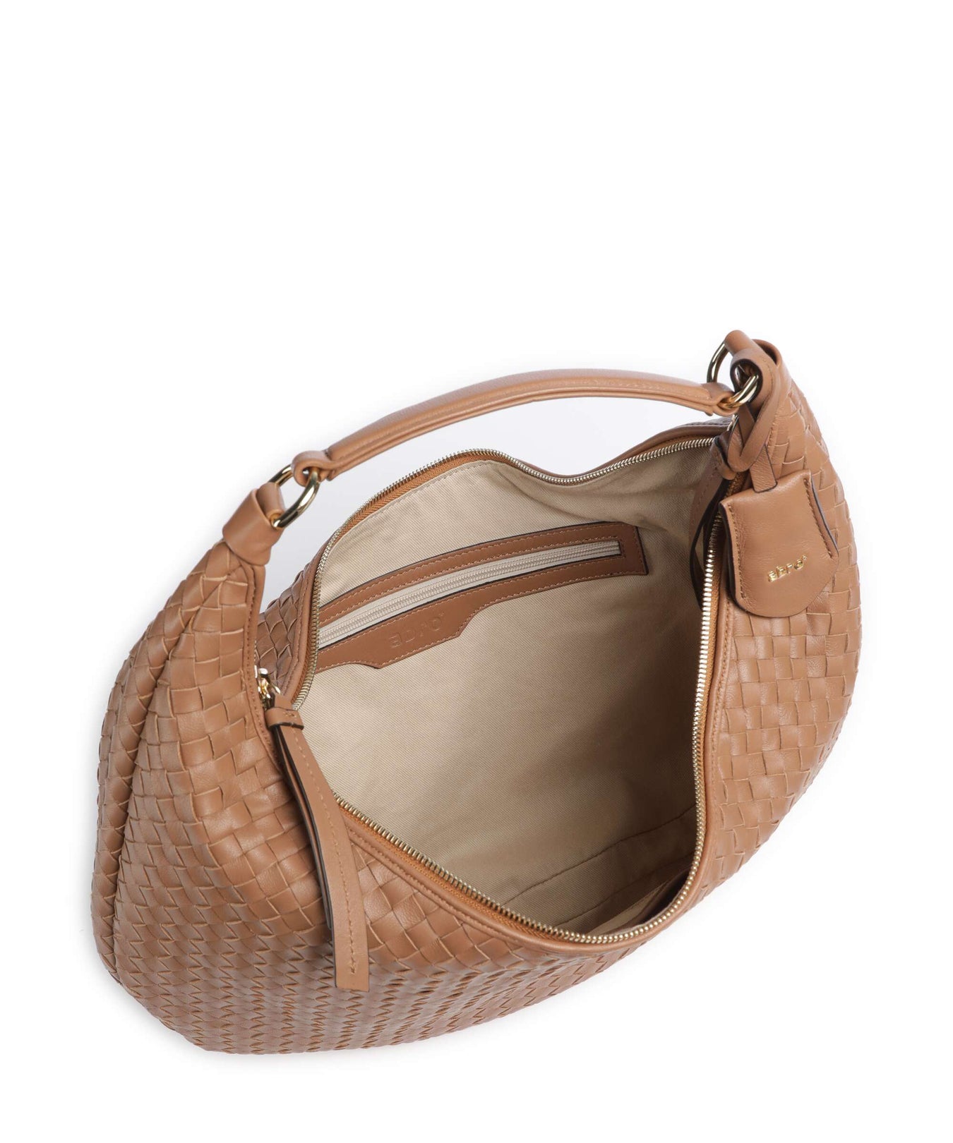 Abro Piuma Nana Hobo bag cuoio