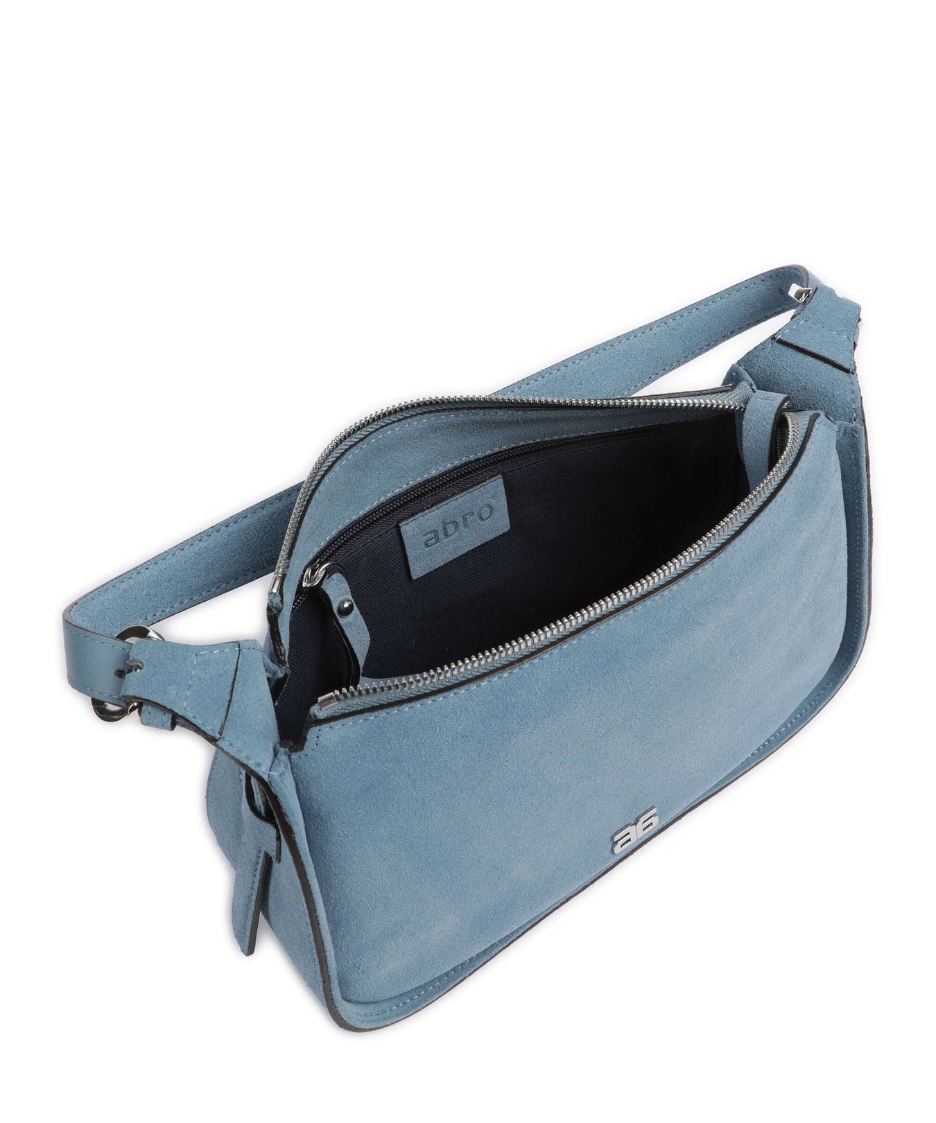 Abro Suede Best Friend Shoulder bag blue