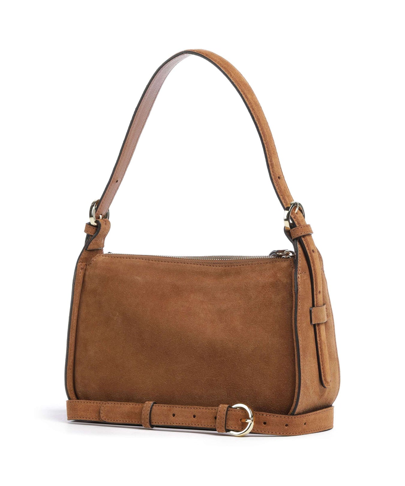 Abro Suede Best Friend Shoulder bag cuoio
