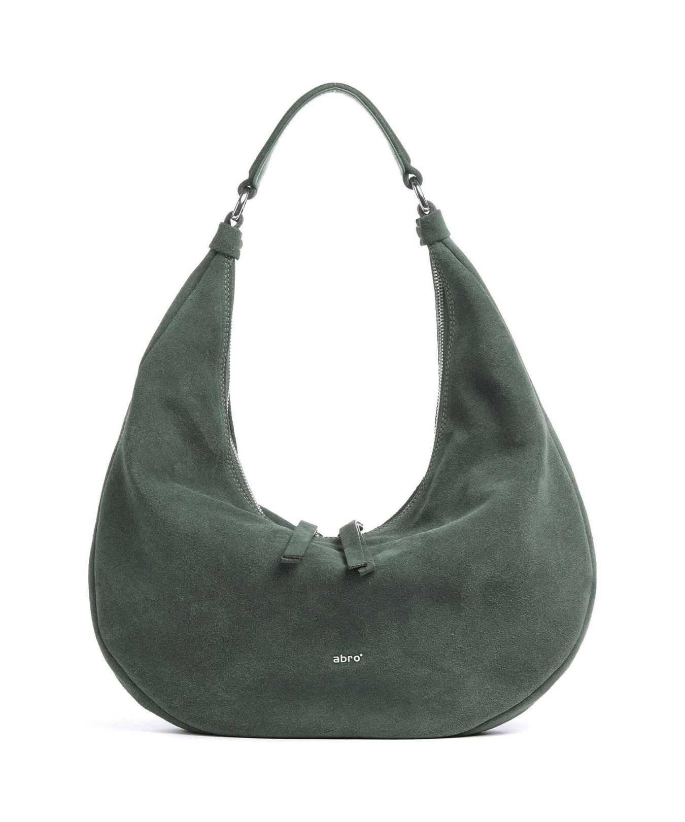 Abro Suede Nana Hobo bag sage