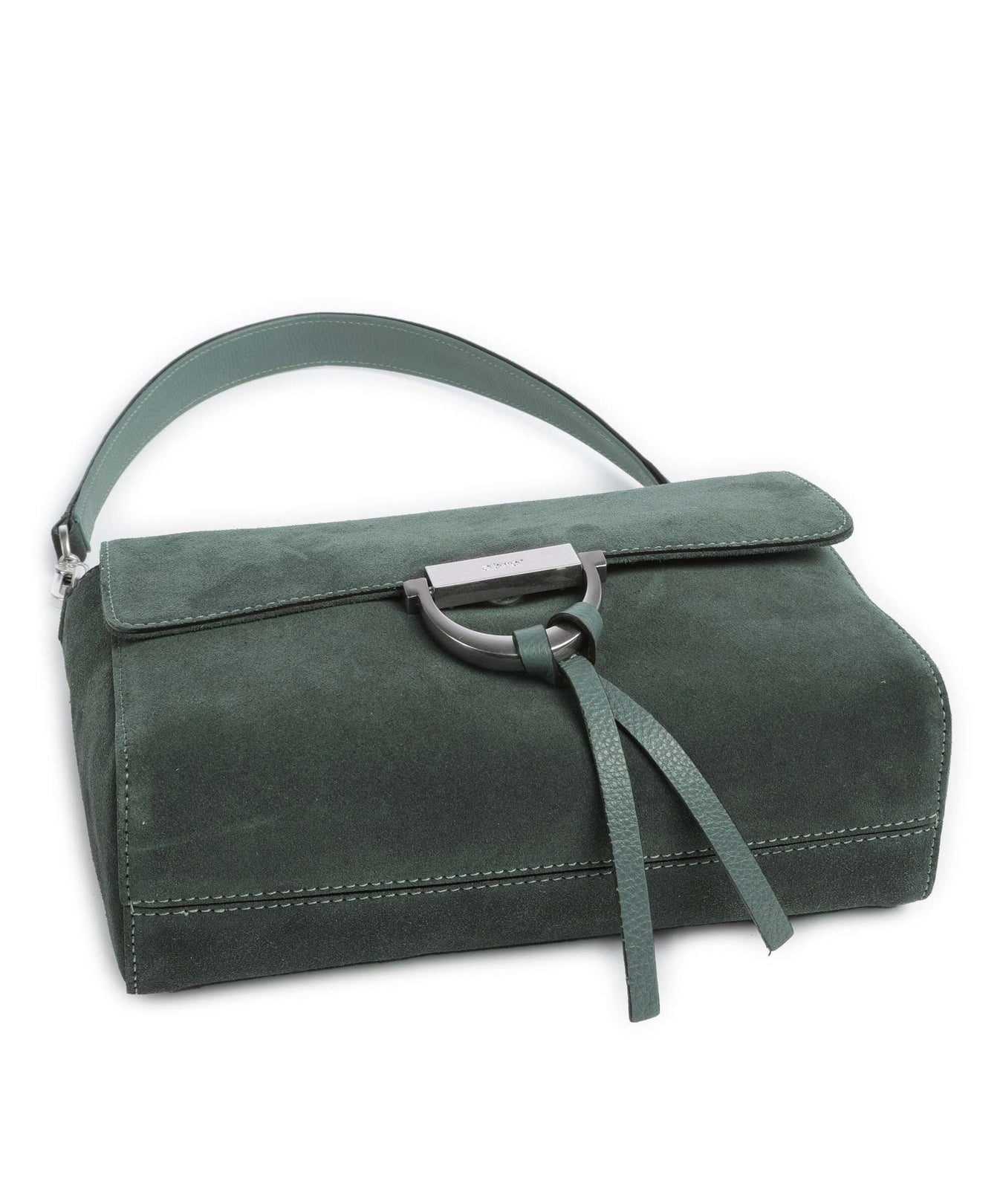 Abro Suede Temi Shoulder bag sage