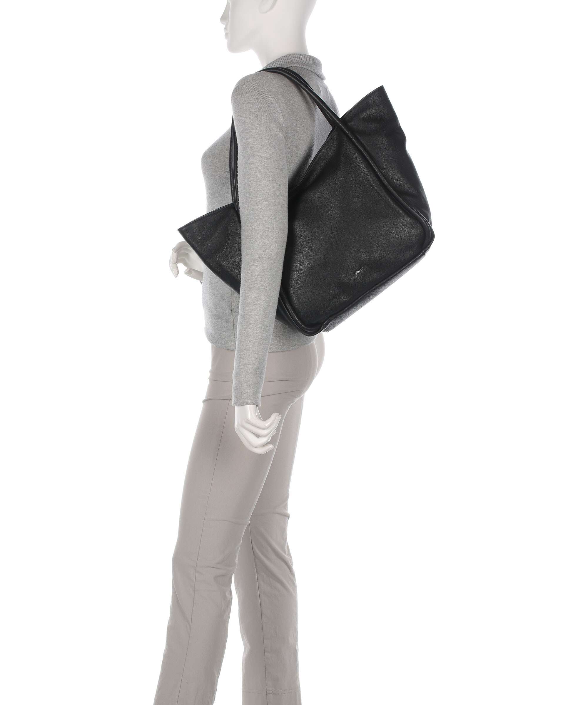 Abro Dalia Willow Tote bag black/nickel