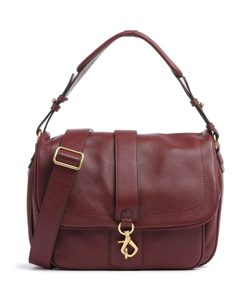 Abro Dalia Star Saddle Torebka worek bordeaux