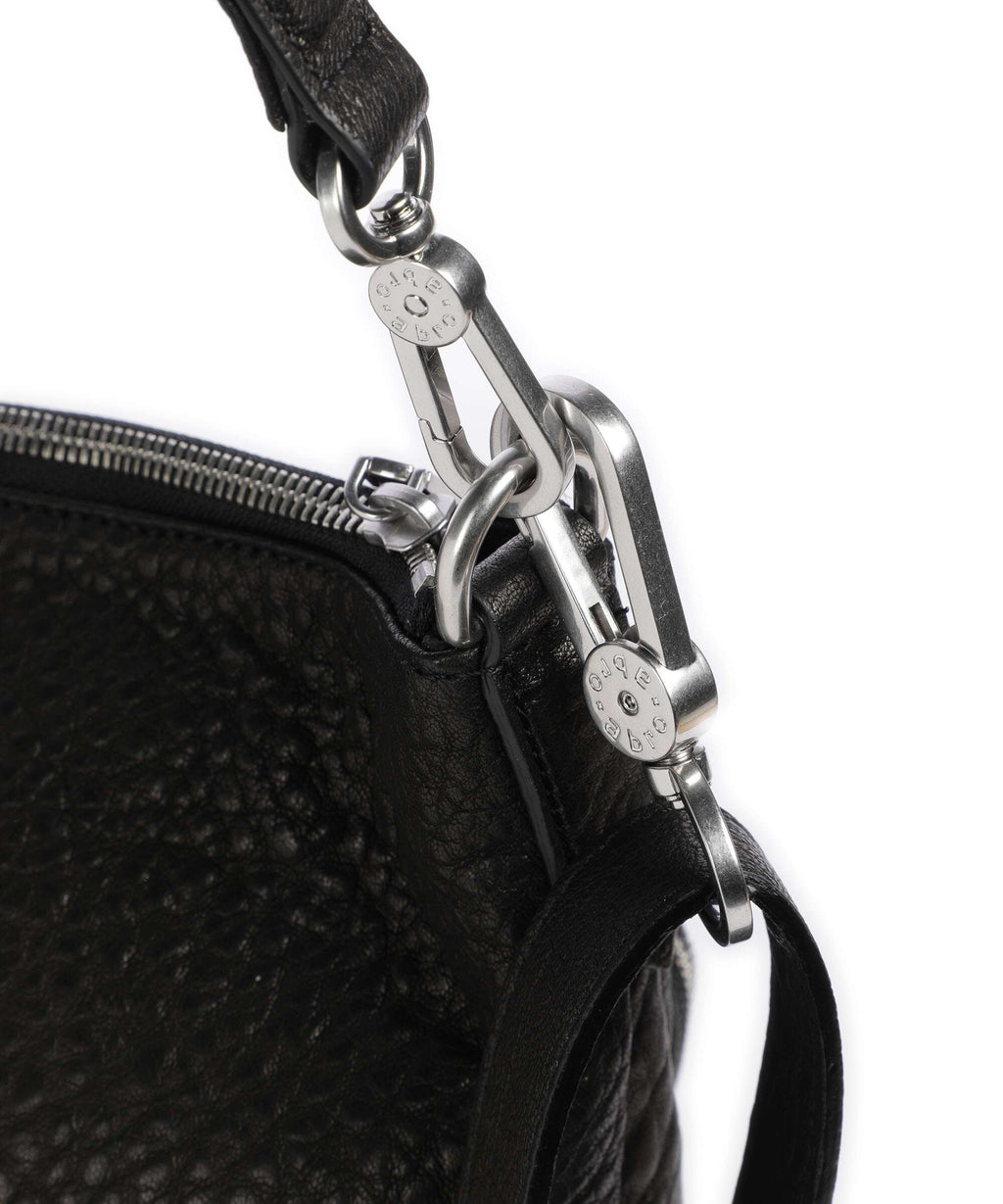 Abro Bubble Cargo Hobo bag black/nickel