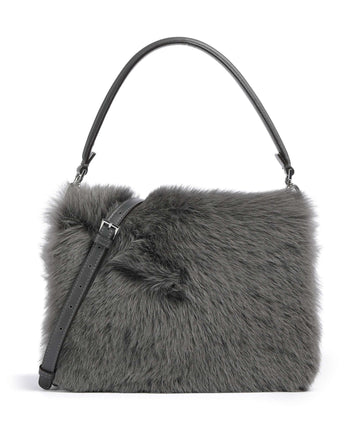 Abro Shearling Astor Torba na ramię grey