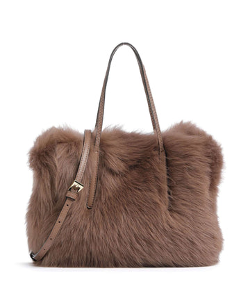 Abro Shearling Noelle Torebka camel