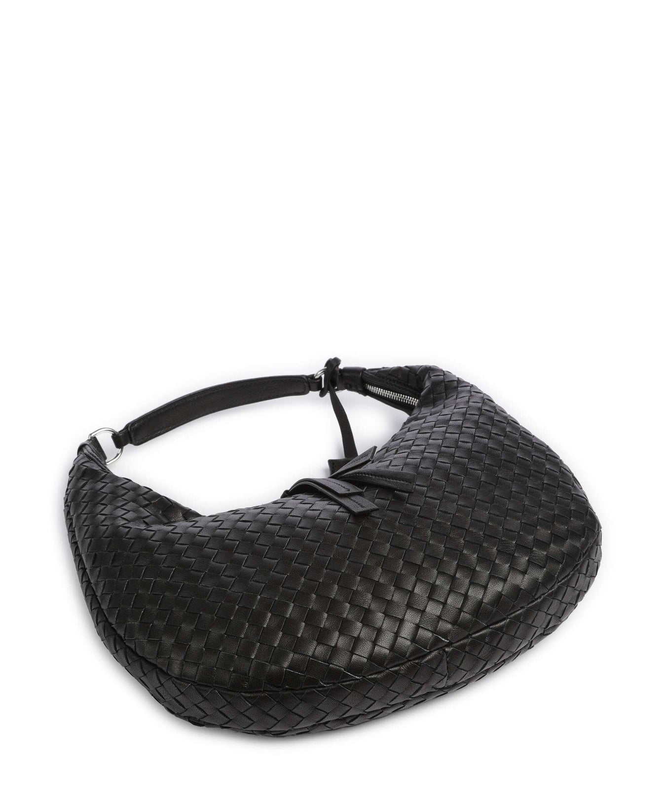Abro Piuma Nana Hobo bag black/nickel