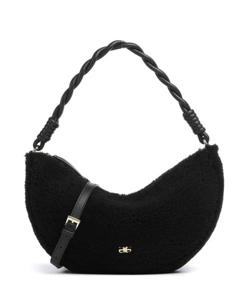 Abro Shearling Moon Torba na ramię black/gold