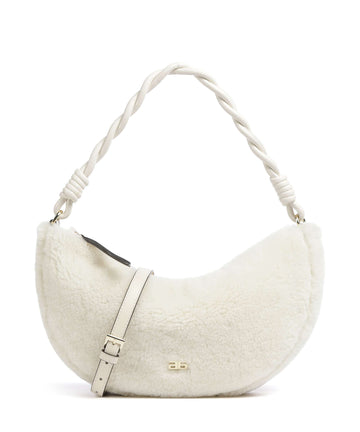 Abro Shearling Moon Torba na ramię milk