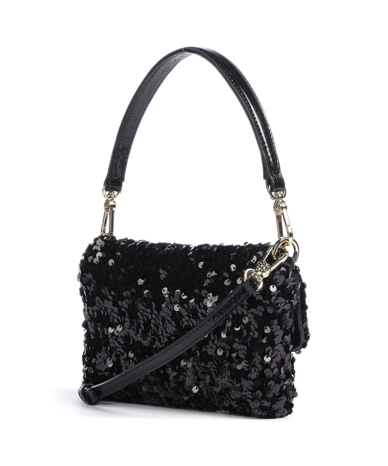 Abro Sequins Temi Shoulder bag black/gold