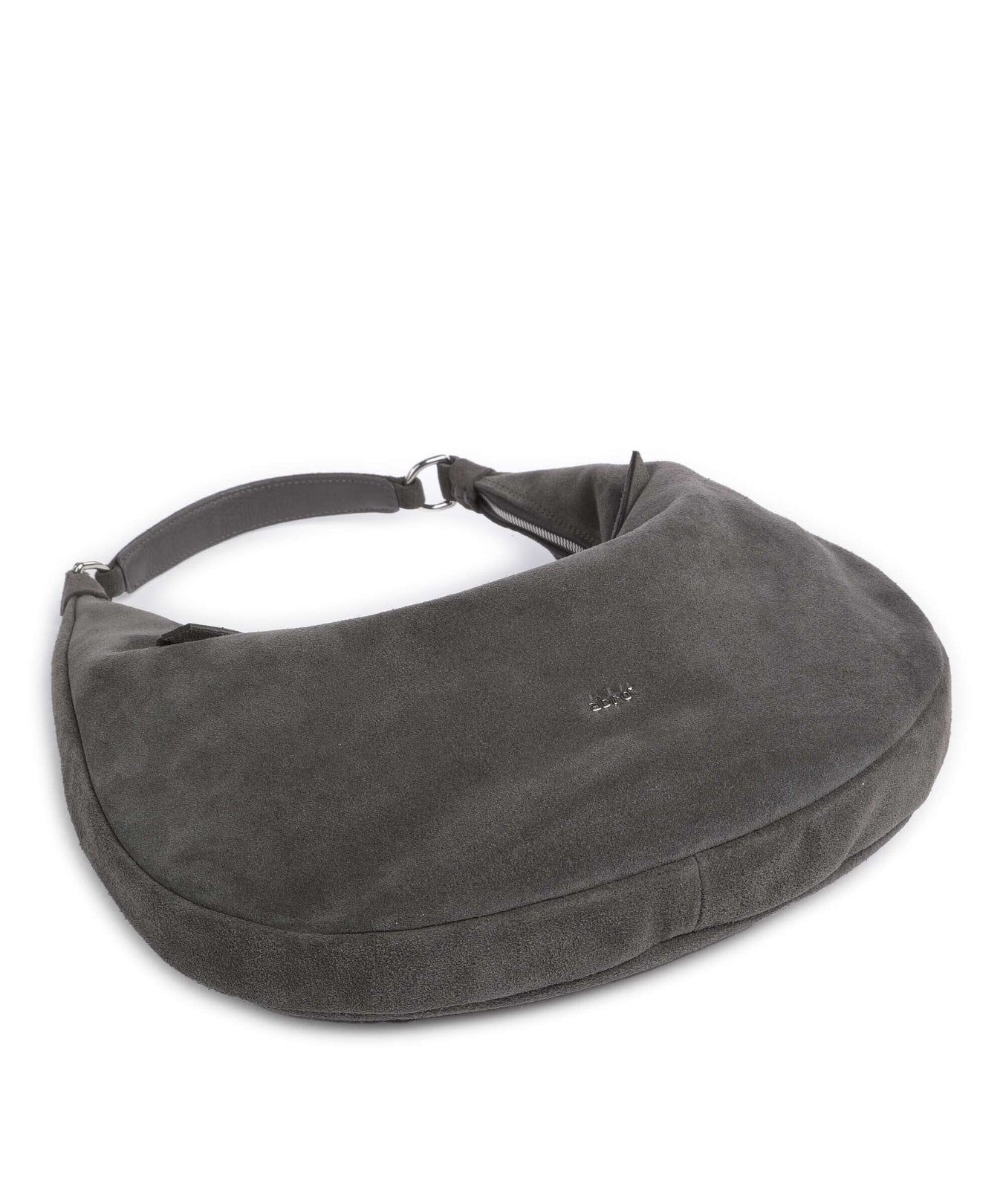 Abro Suede Nana Hobo bag grey