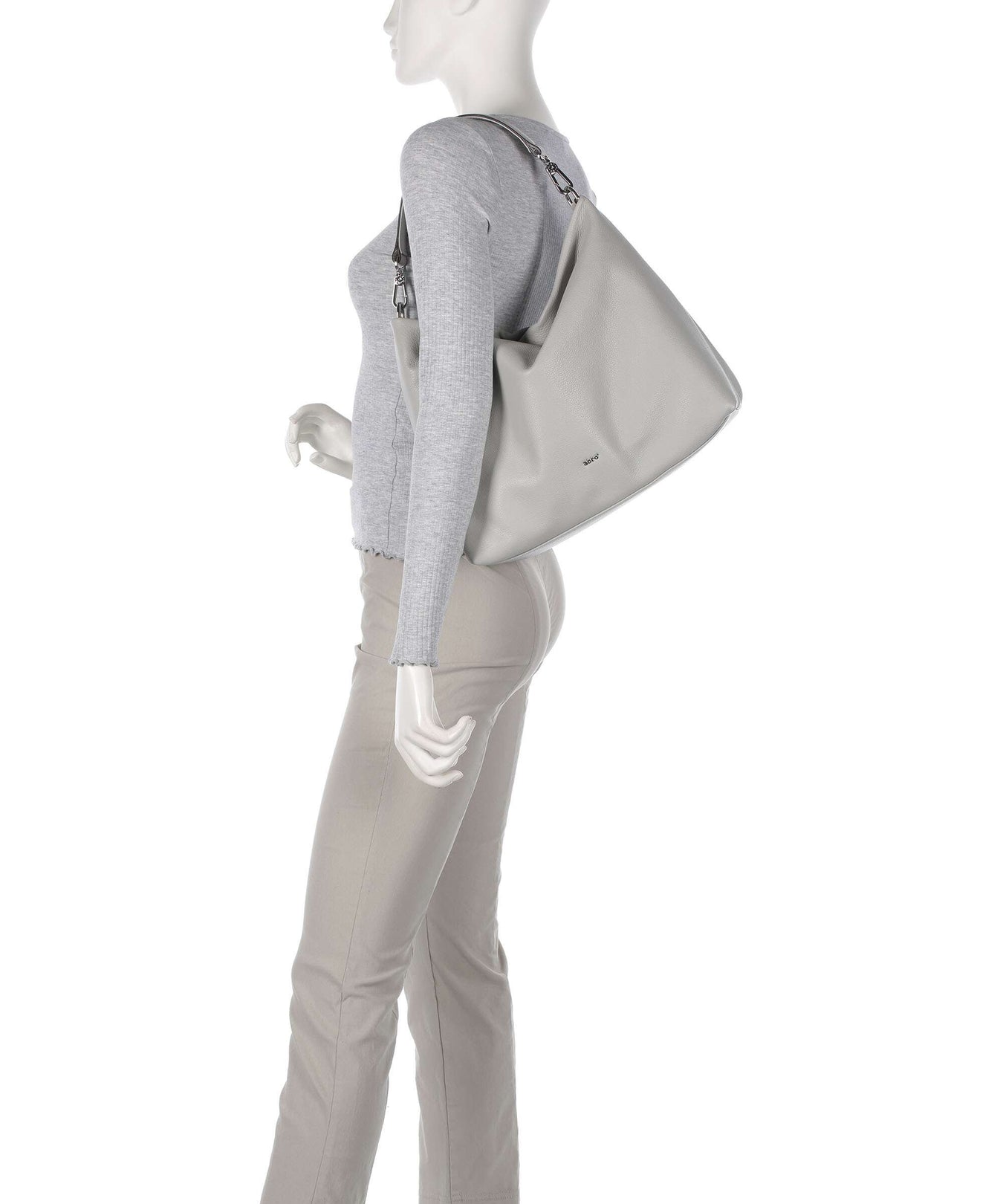 Abro Dalia Kaia Hobo bag light grey