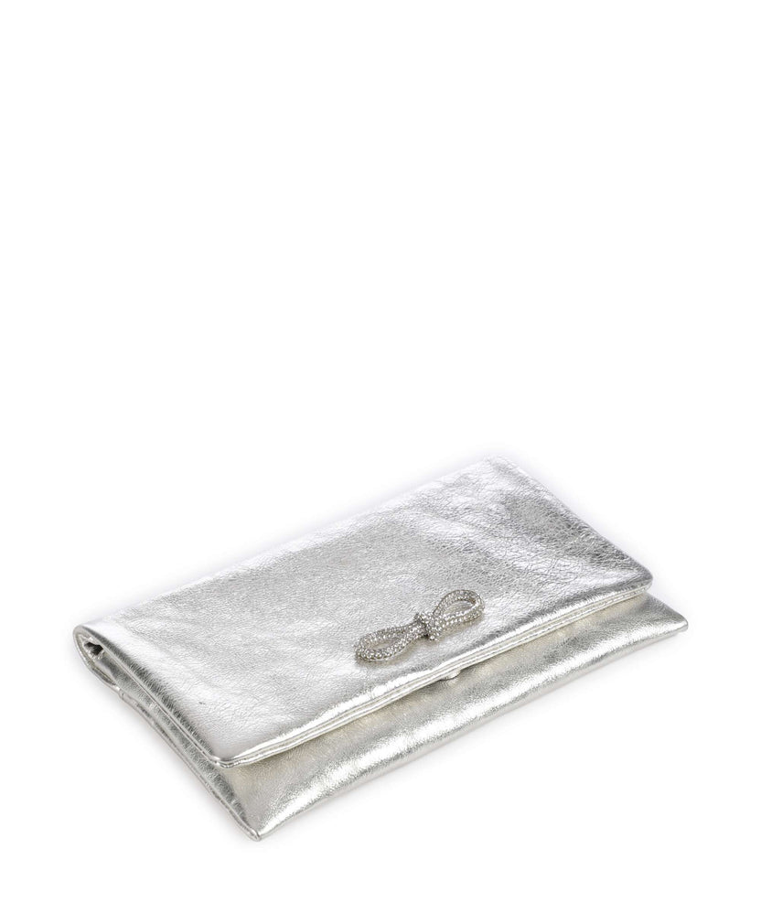 Abro Mimosa Strass Clutch bag white/white gold