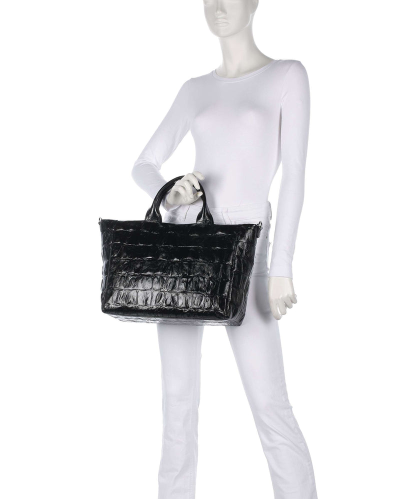 Abro Maxi Cocco Mia Handbag black/nickel