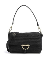 Abro Raffia Temi Shoulder bag black/gold