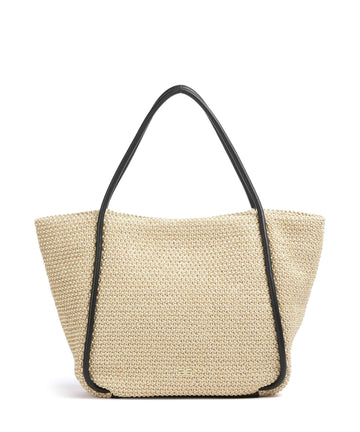Abro Maglia Raffia Willow Torba na zakupy natural/black