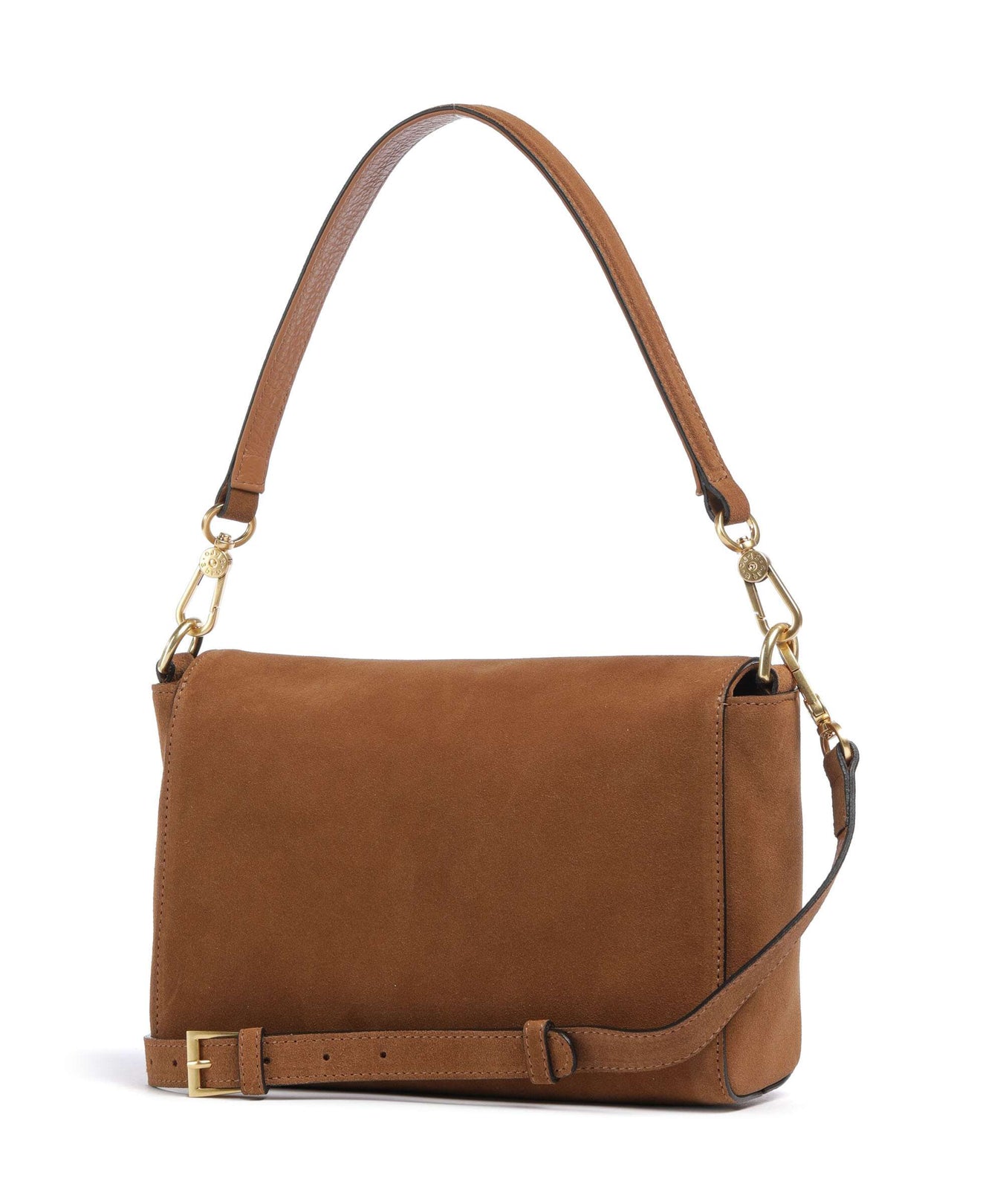 Abro Suede Temi Shoulder bag cuoio