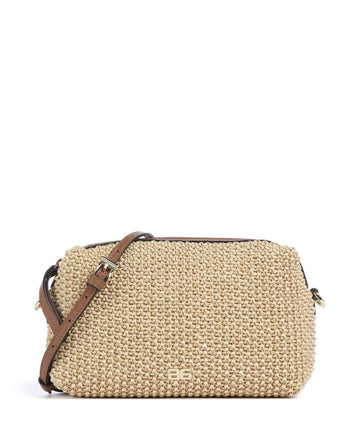 Abro Maglia Raffia Kaia Torba przez ramię natural