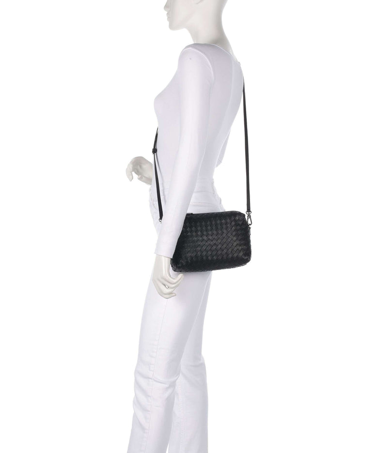 Abro Piuma Kaia Crossbody bag black/nickel