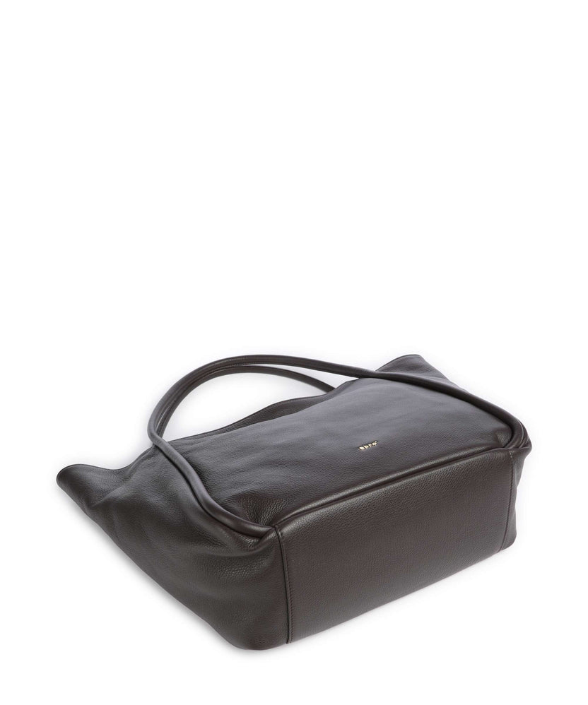 Abro Dalia Willow Tote bag dark brown