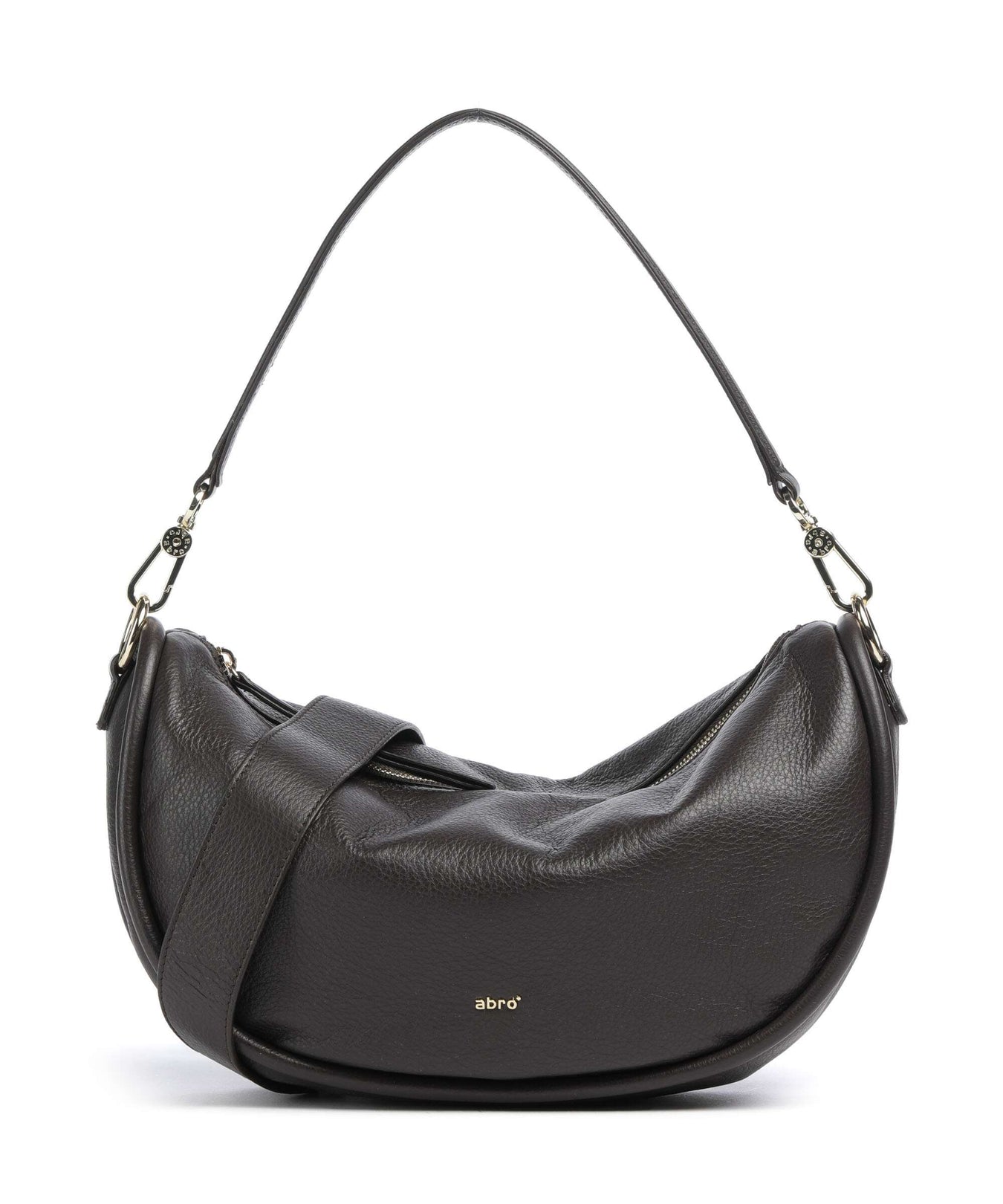 Abro Dalia Willow Hobo bag dark brown