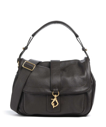 Abro Dalia Star Saddle Torebka worek dark brown