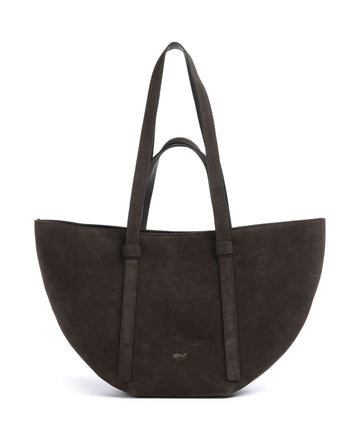 Abro Suede Cosmo Medium Torba na zakupy dark brown