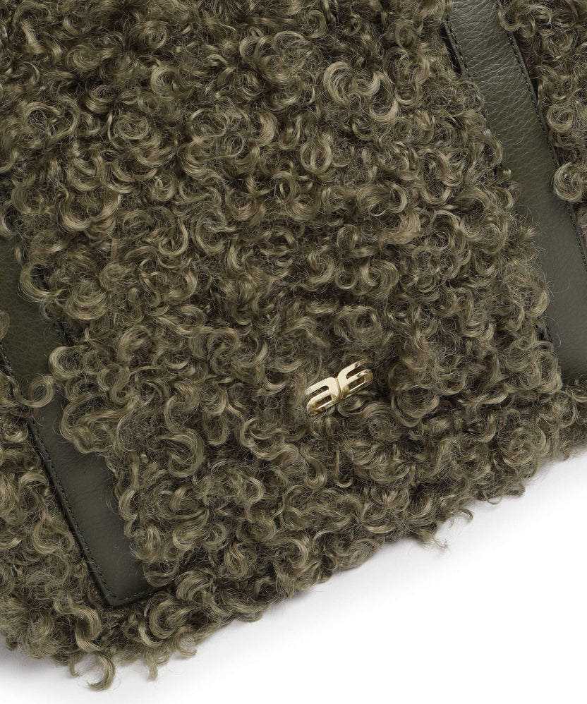 Abro Latxa Cosmo Medium Tote bag oliv