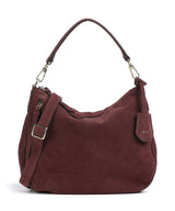 Abro Suede Juna Small Torebka worek bordeaux