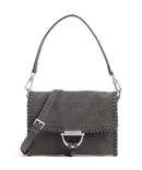 Abro Suede Temi Stitch Torba na ramię grey