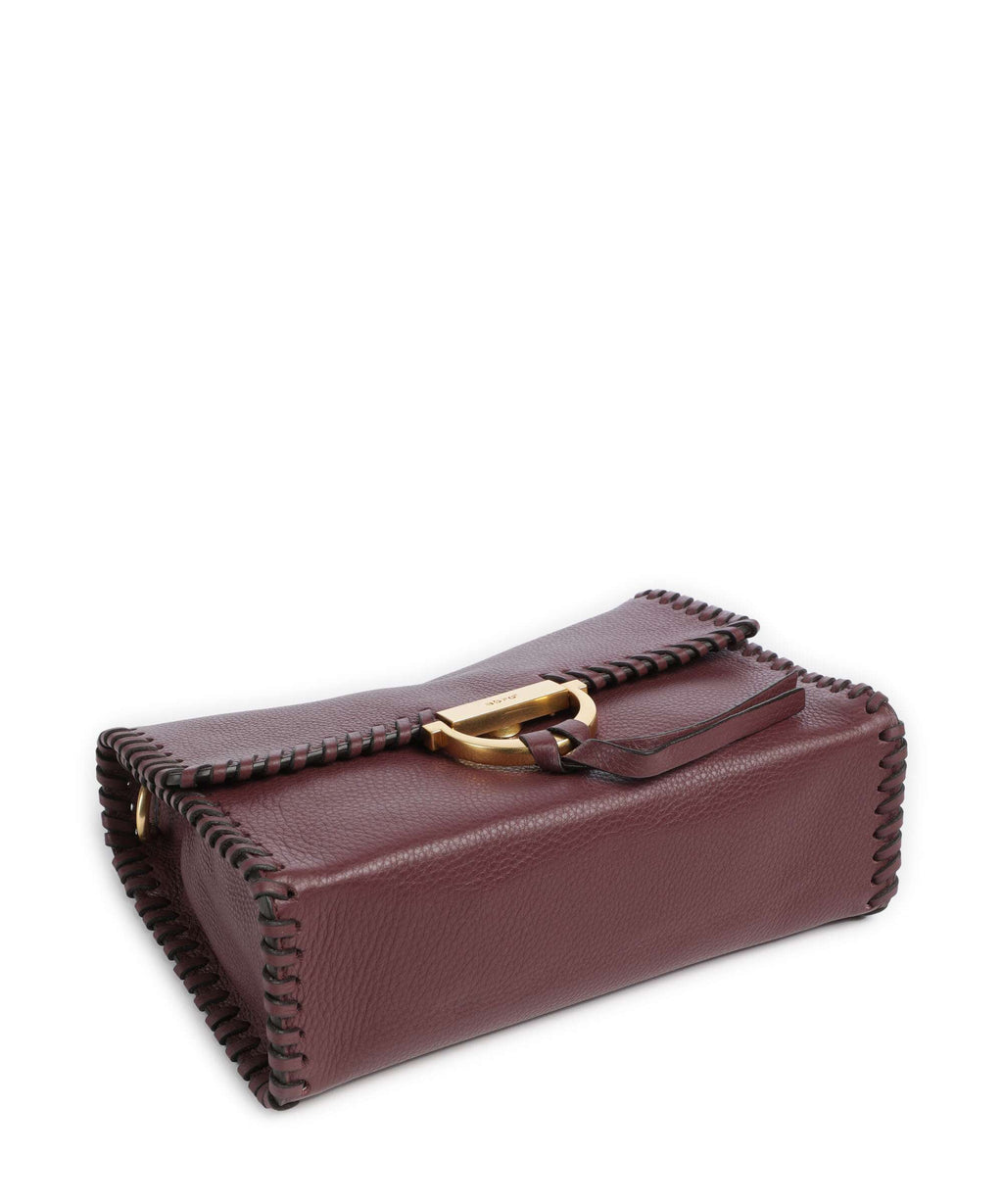Abro Dalia Temi Stitch Shoulder bag bordeaux