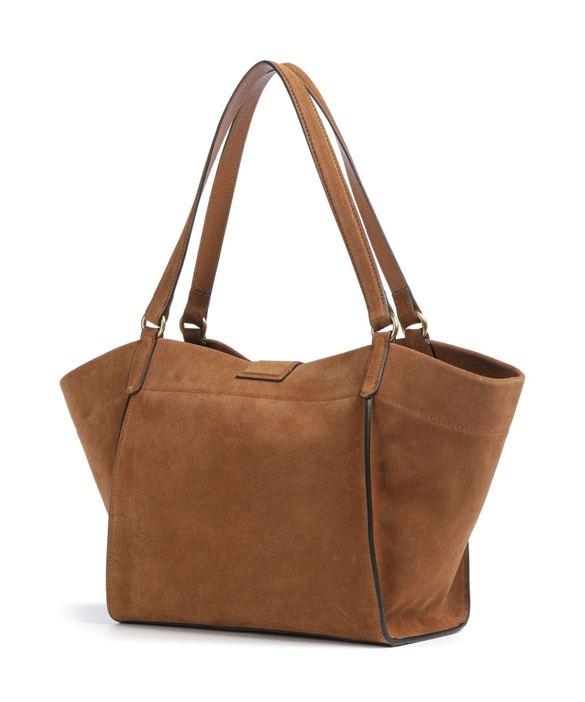 Abro Suede Temi Tote bag cuoio