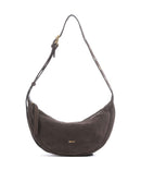 Abro Suede By My Side Small Torba na ramię dark brown