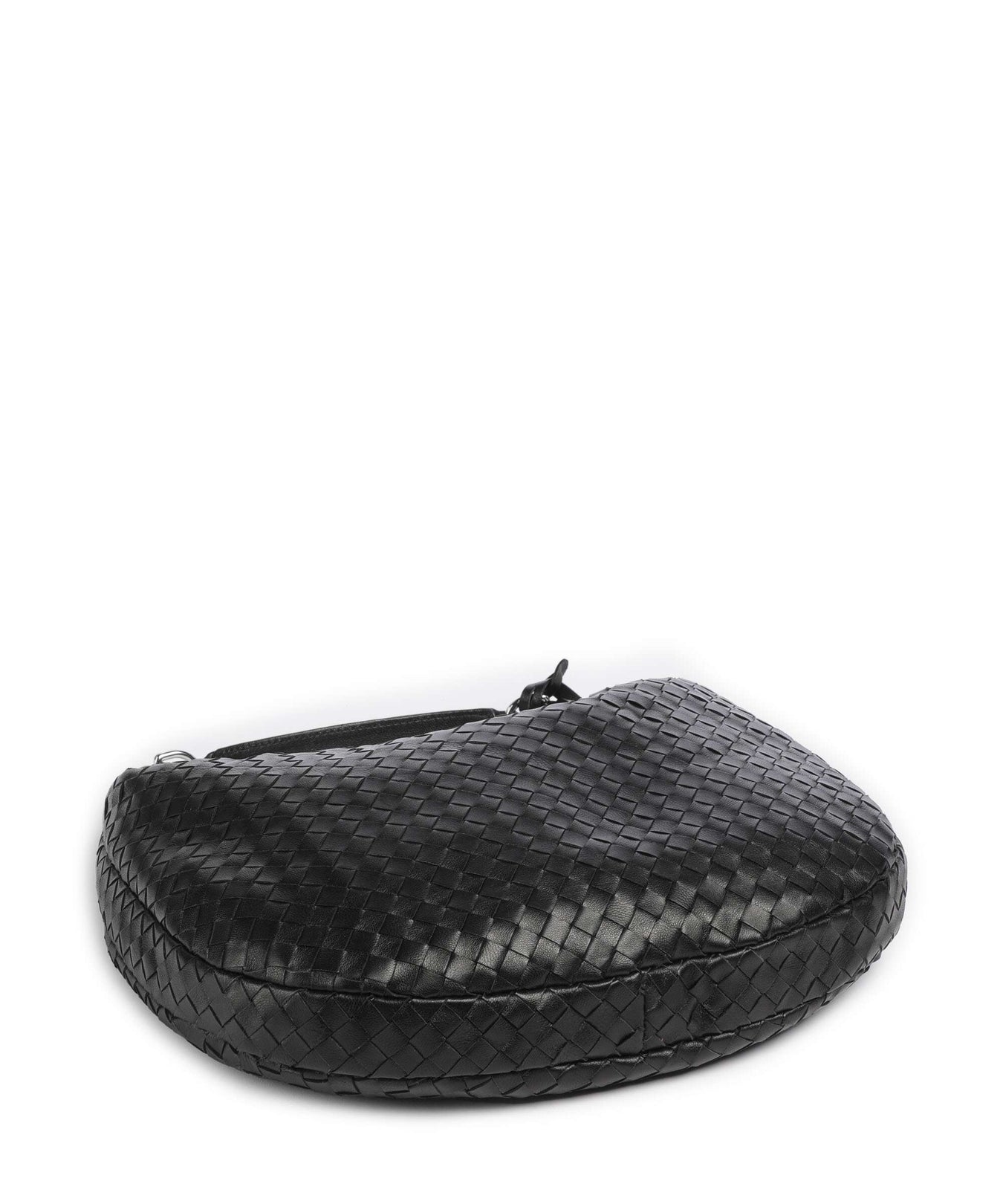 Abro Piuma Nana Small Hobo bag black/nickel