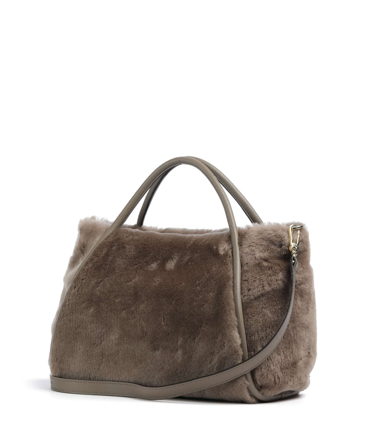 Abro Shearling Willow Handbag tope