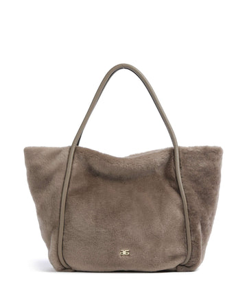 Abro Shearling Willow Torba na zakupy tope