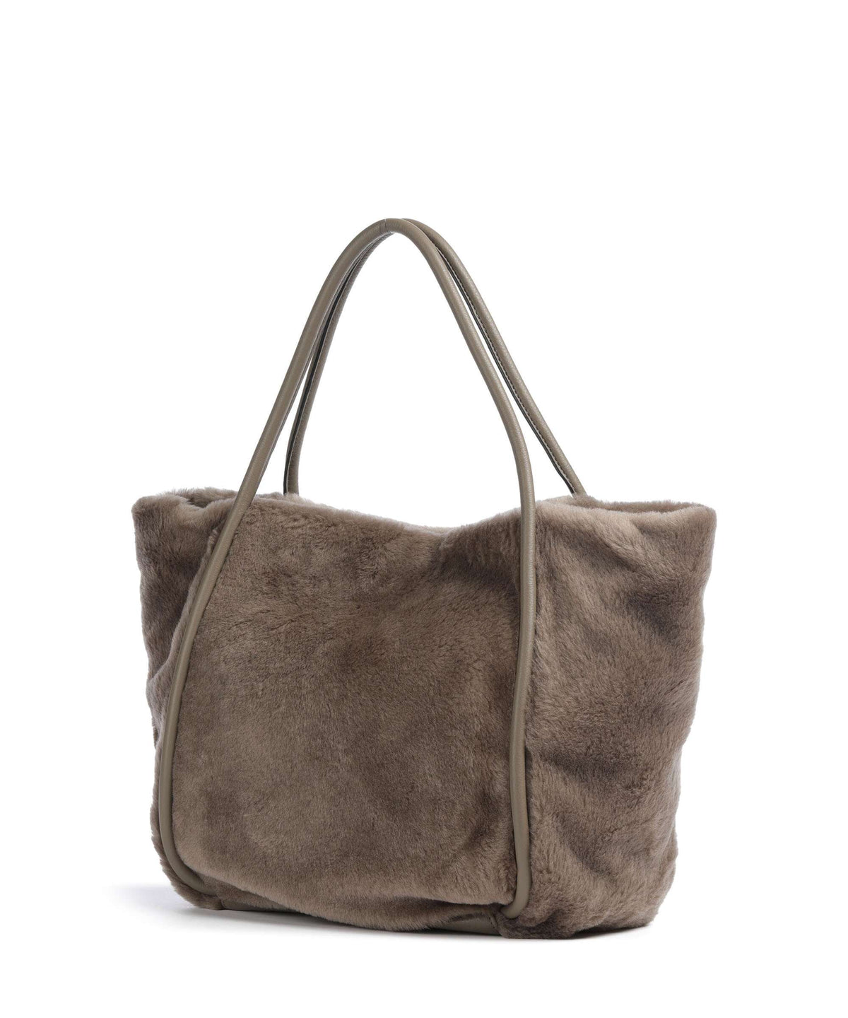 Abro Shearling Willow Tote bag tope