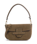 Abro Suede Camilla Shoulder bag military
