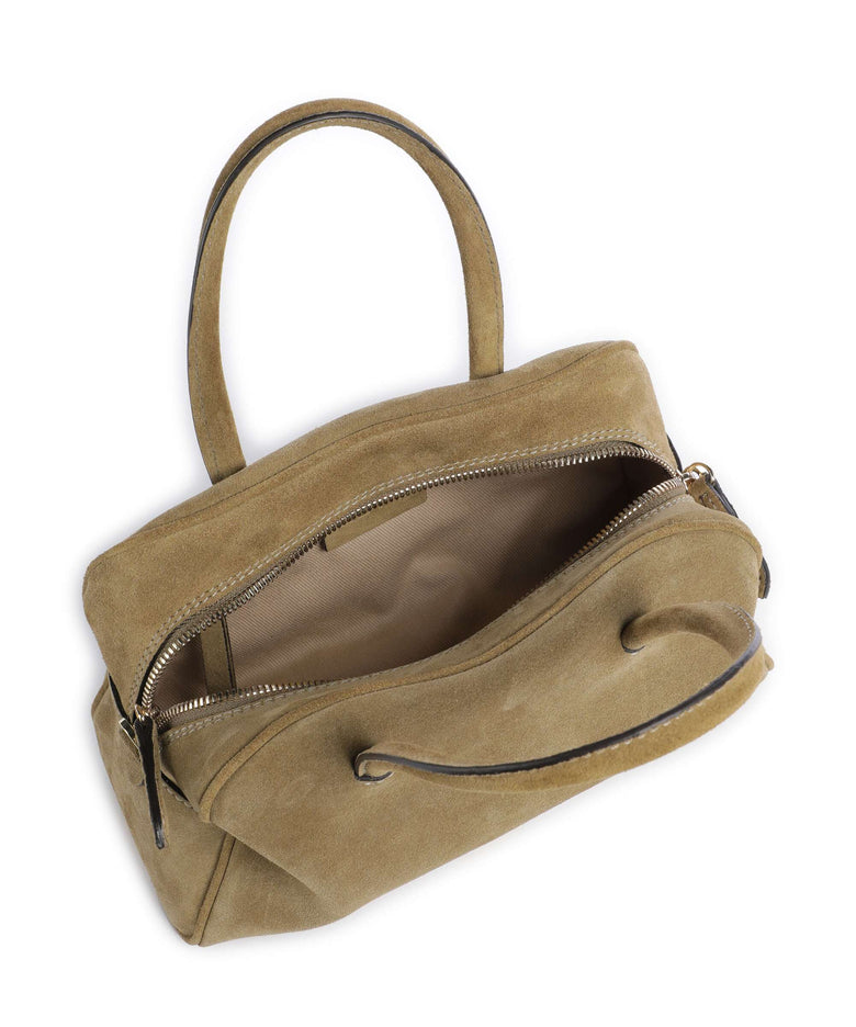 Abro Suede Amara Handbag mud