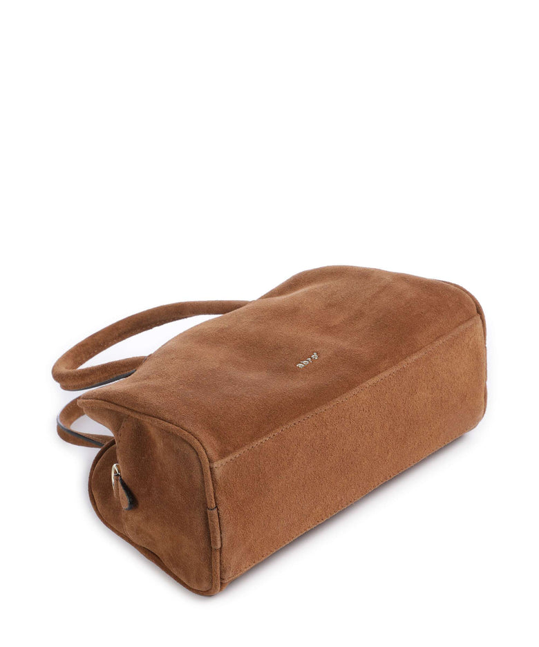 Abro Suede Amara Handbag cuoio