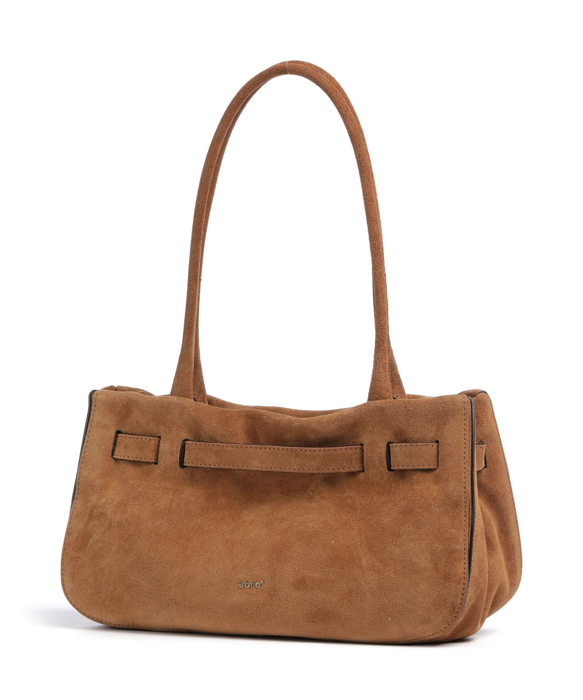 Abro Suede Jill Shoulder bag cuoio