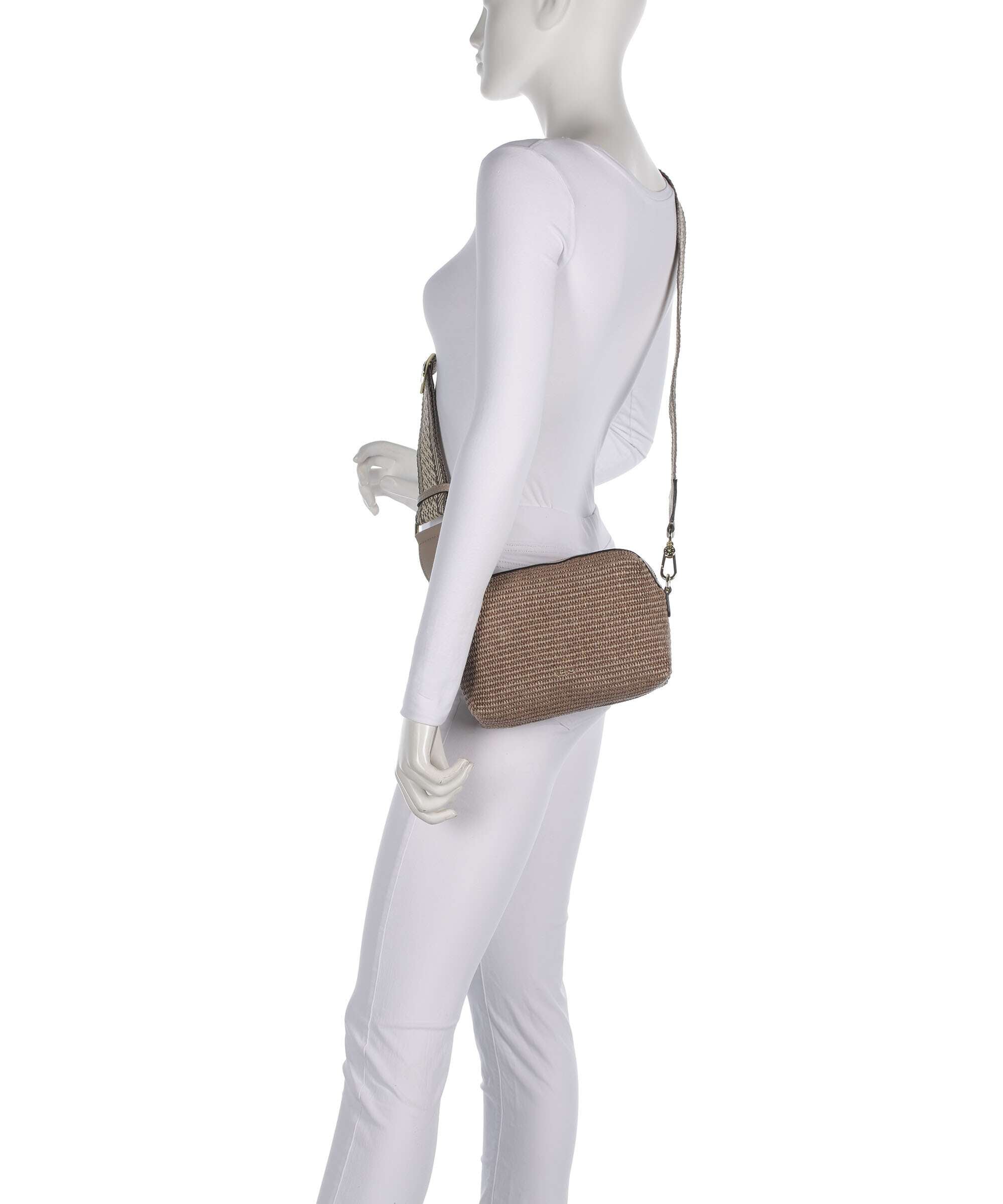 Abro Raffia Kaia Crossbody bag siena