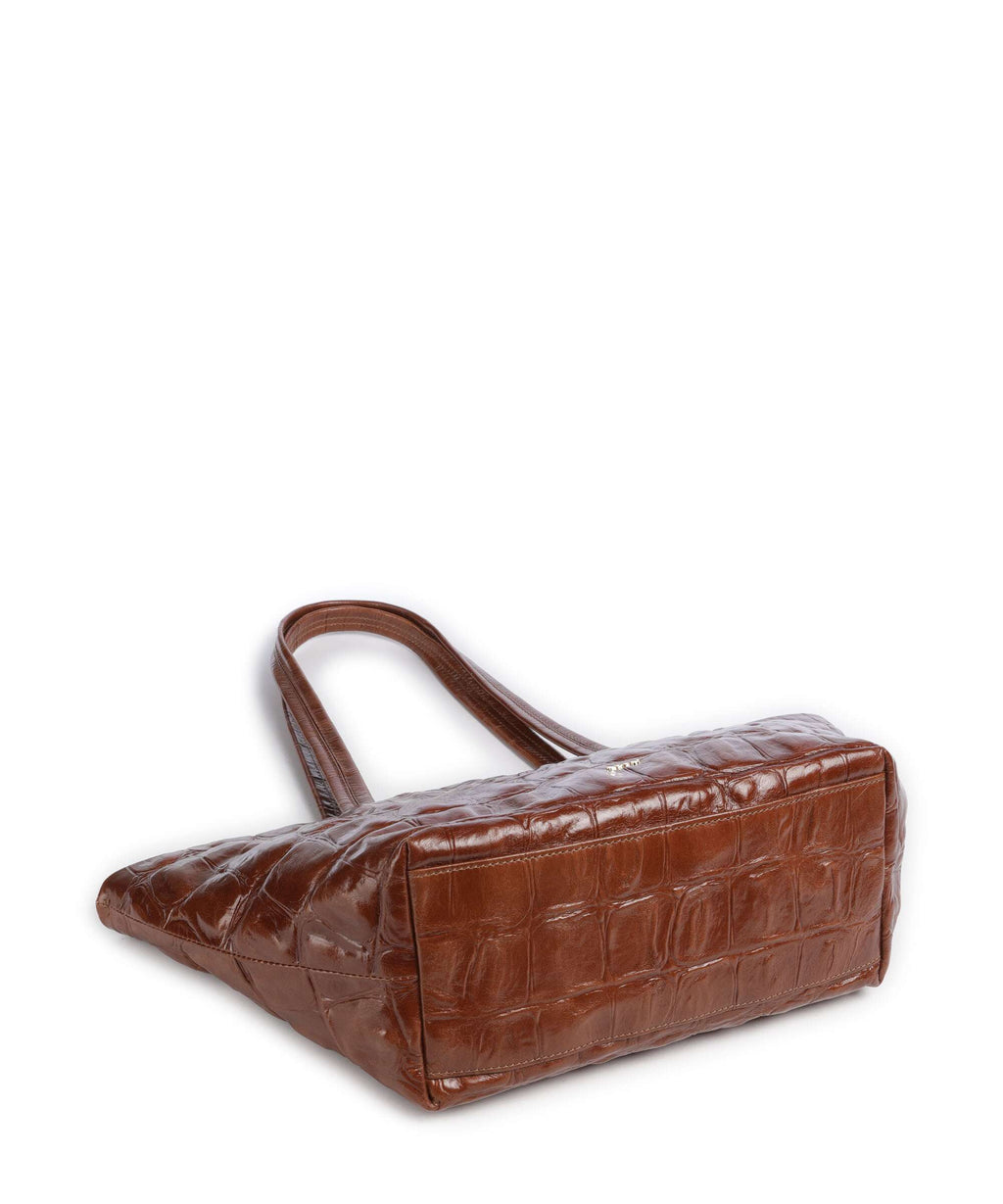 Abro Maxi Cocco Alba Shoulder bag caramel/cognac