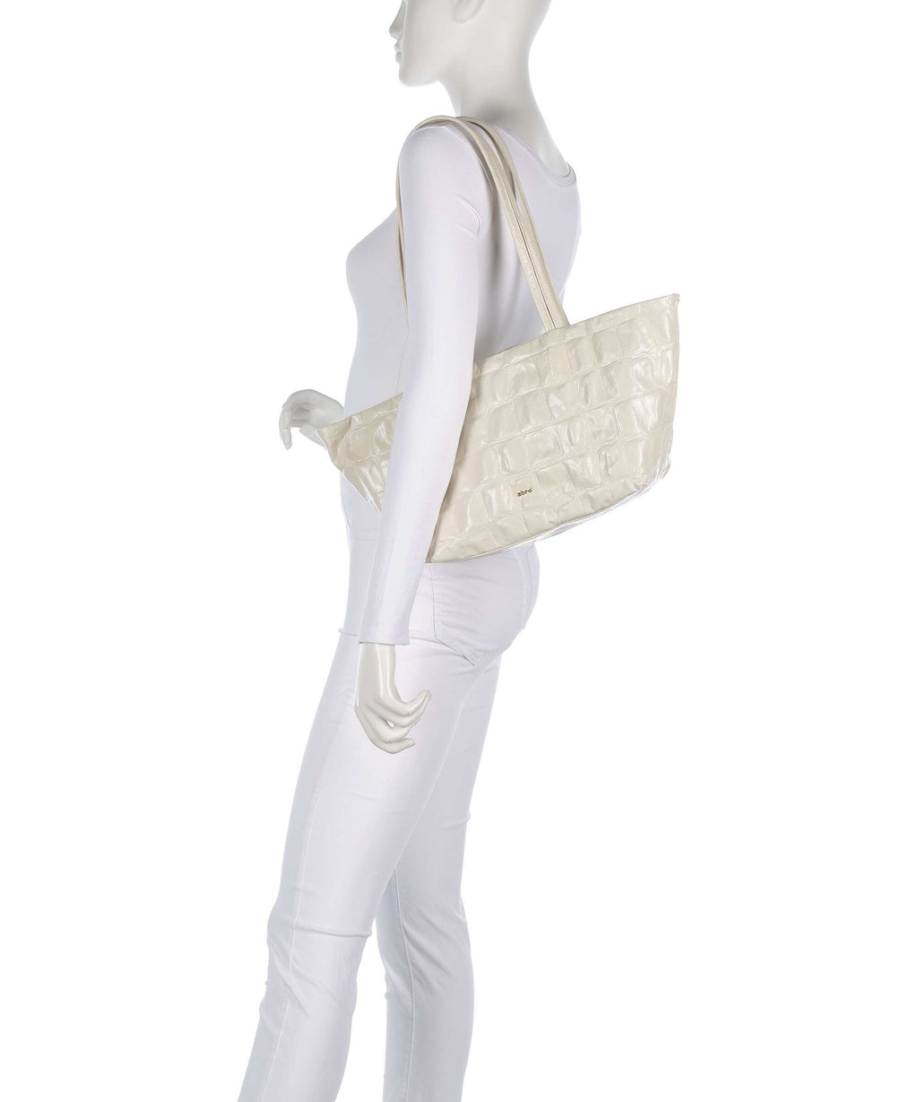 Abro Maxi Cocco Alba Shoulder bag milk
